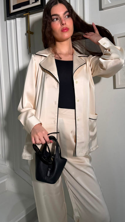 Beige set (satin)